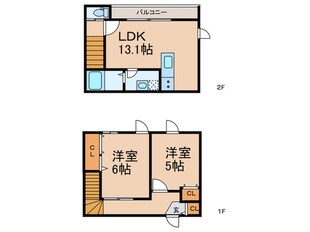 Imagawa Mid Garden Suiteの物件間取画像